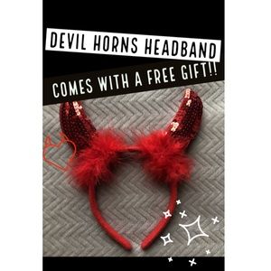 Halloween Devil Horns Headband